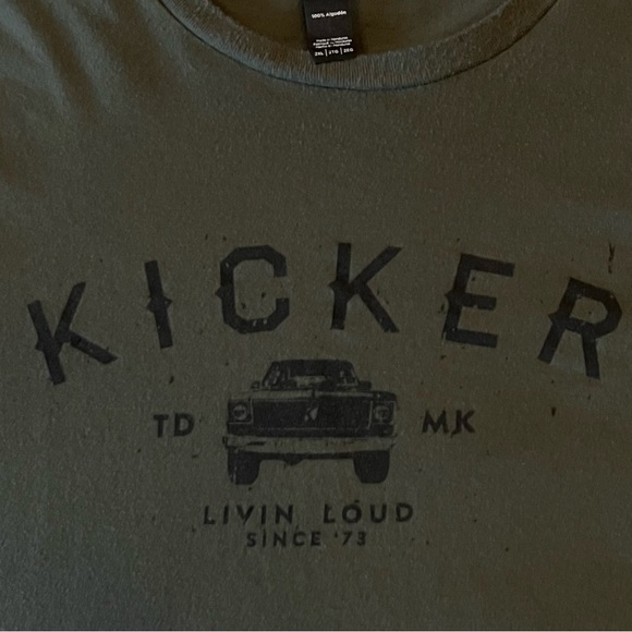 Kicker Audio Olive Green Shirt - Picture 5 of 7